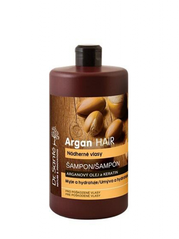 Dr. Santé Argan Hair šampón na poškodené vlasy 1L
