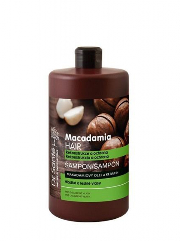 Dr. Santé Macadamia Hair šampón na oslabené vlasy 1L