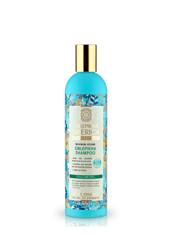 Natura Siberica Rakytníkový šampón pre všetky typy vlasov 400 ml