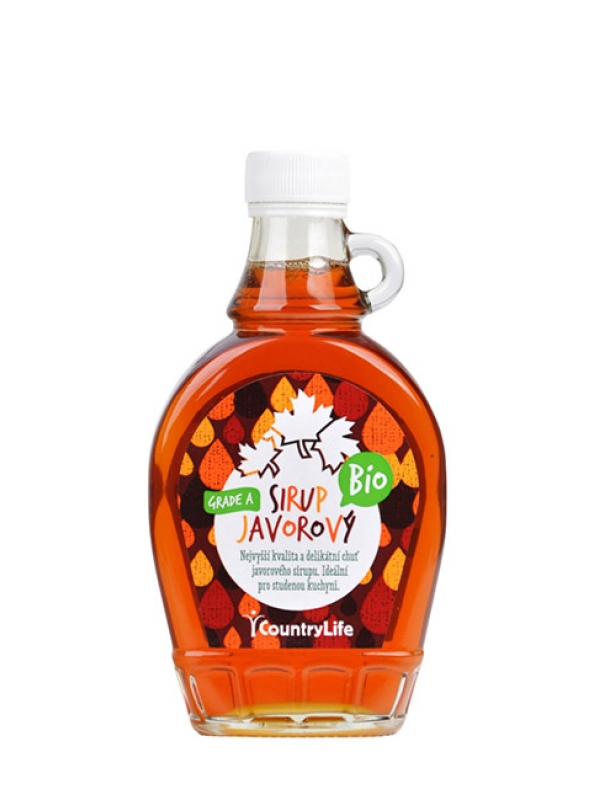 Sirup javorový Grade A BIO COUNTRY LIFE 250 ml