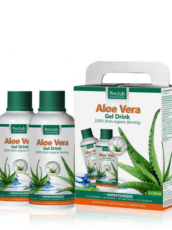 Aloe Vera gel drink FINCLUB 2x520 ml