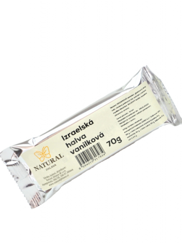 Izraelská chalva - vanilka NATURAL JIHLAVA 70 g