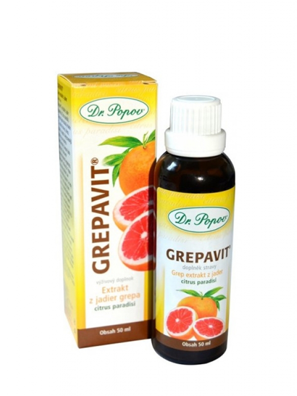 Grepavit - extrakt z grepových jadierok DR. POPOV 50 ml