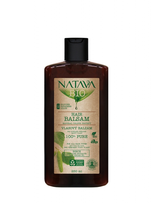 Brezový kondicionér - ochrana farby vlasov NATAVA 250 ml