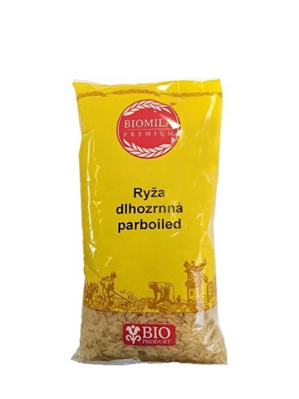 E-shop Ryža dlhozrnná - parboiled BIO BIOMILA 500 g