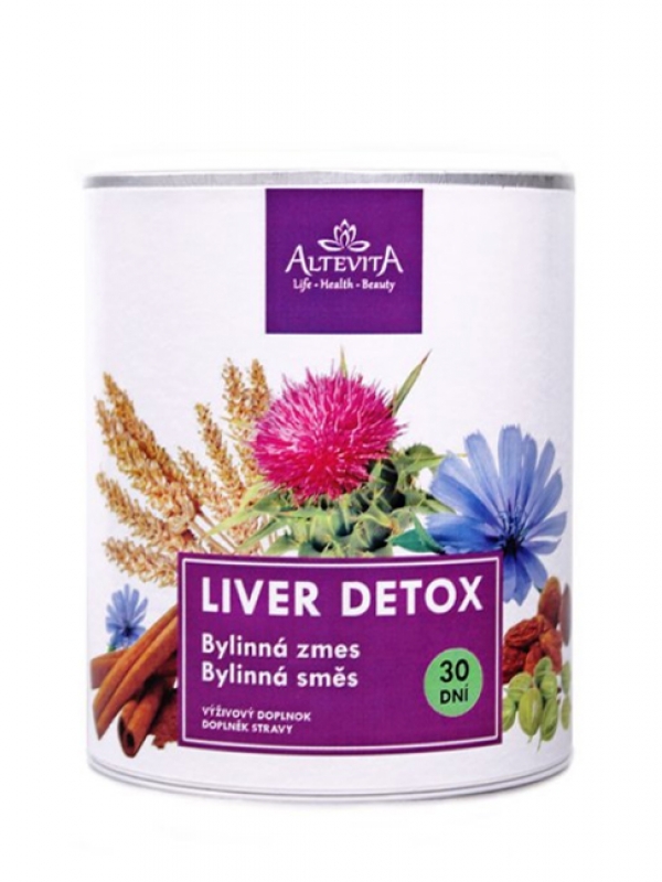 Liver Detox - bylinná zmes ALTEVITA 300 g