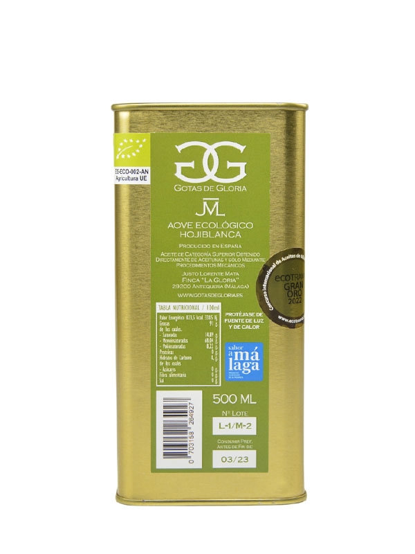 Extra panenský olivový olej HOJIBLANCA BIO 500 ml