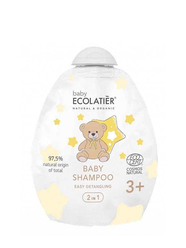 Detský šampón 2v1 3+ - náhradná náplň ECOLATIER 250 ml
