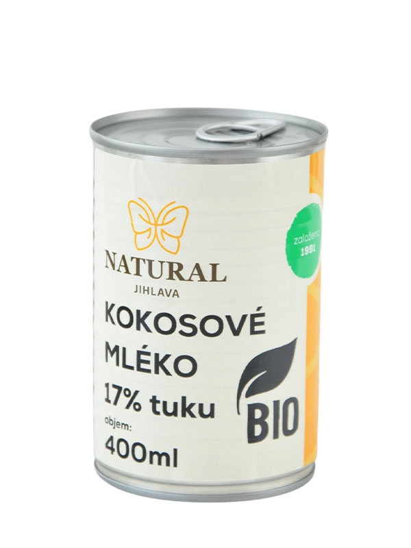 Kokosové-mlieko-Bio-17%-tuku-Natural-Jihlava-200-ml