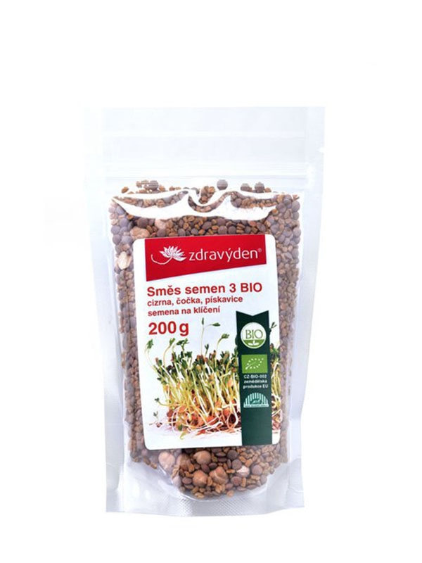 Zmes-semien-na-klíčenie-cícer-šošovica-senovka-BIO-ZDRAVÝ-DEN-200-g
